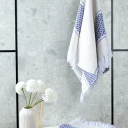 saral home Cotton 392 GSM Hand Towel Set-picture-37