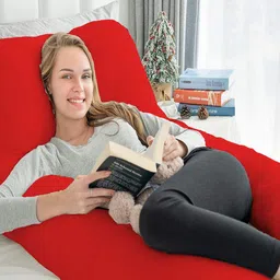 daddy cool Microfibre Solid Pregnancy Pillow Pack of 1 image 3