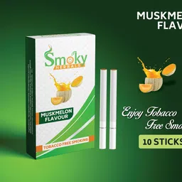 smoky herbals Muskmelon Flavour 100% Tobacco & Nicotine Free Cigarette ( Pack of 2 ) Smoking Cessations image 3