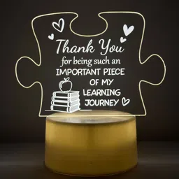 snaptrap Best Gift item for Teacher Mentor Guru Colleague Acrylic Led Side Table Lamp Night Lamp-picture-21