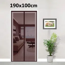 Automatic Closure Fiberglass Magnetic Door Fibre Washable Adults Mosquito Net-image-0