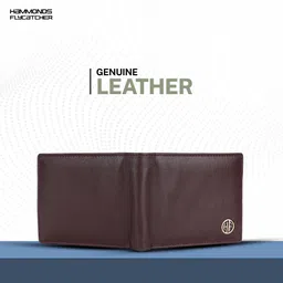 hammonds flycatcher Men Casual, Formal, Evening/Party, Travel, Trendy Brown Genuine Leather RFID Wallet - Mini image 2