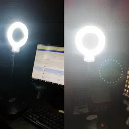 buyyart New Tabletop Gooseneck Magnifying Lamp Magnifier 5X 10X Desk Adjustable Light Jewelry 5X 10X Page Magnifier image 3