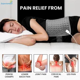 frokht Orthopaedic Electric Heating Pad Pain Relief Heating Belt Orthopaedic Electric Heating Pad 1000 ml Hot Water Bag image 2