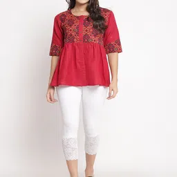 bamboo breeze Women Multicolor Capri image 4