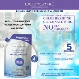 my bodycare Refreshing & Moisturizing Hydratant Germ Protection Liquid Soap Handwash Formulation With Chlor-Hexidine Gluconate, Free From All Harmful Chemicals Combo Pack Of 2 Hand Wash image 3