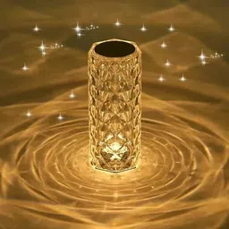 spella Crystal Rose Diamond Lamp, 16 Color RGB Changing Mode LED Light with USB Port Night Lamp-picture-20