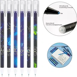 shubhkraft Return Gift for Kids – Erasable Gel Pen, Writes Smoothly Like Real Ink-6 Pcs Gel Pen-picture-29