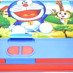 arishto Jumbo Doraemon Art Plastic Pencil Box image 1