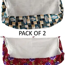 dharti mart Born Baby Khoya Cradle Cloth, Baby zoli with Mosquito net, Pure Cotton Material-picture-38