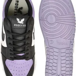 rodexxo AirStyle Retro Low Sneakers – Black Purple Edition Sneakers For Men image 2