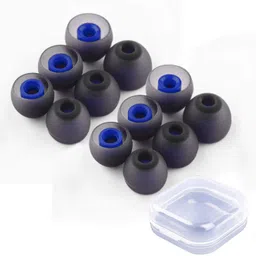 YTM (Pack of 12, Gray, Blue) Premium Quality Silicon Earbuds (Size-M) In The Ear Headphone Cushion In The Ear Headphone In The Ear Headphone Cushion-picture-14