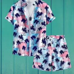 lg fashion Men Top & Shorts Set Multicolor Printed-picture-18