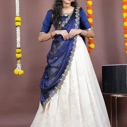 sonu creation Self Design Semi Stitched Lehenga Choli-picture-22