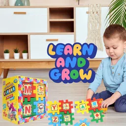 speedfox Learning Blocks for Kids | Educational ABC Puzzle Building Toy | Blocks for kids image 4