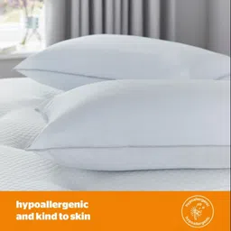 minkara Polyester Fibre Sleeping Pillow Pack of 2 Solid image 2