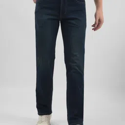 numero uno Sustainable Men Straight Fit Mid Rise Blue Jeans-picture-22