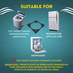 viventiq Washing Machine, Refrigerator Material Iron, PP (Polypropylene) image 4
