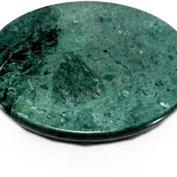 indusbay Green Marble Rolling Board Chakla Roti Maker 9 Inches Single Stone HandCrafted Board-picture-48