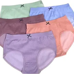 unitrust Pack of 5 Women Hipster Multicolor Panty-picture-14