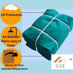 sse Green shade net 7ftx100ft 50% green net, sun shade net waterproof garden fencing Portable Green House image 2