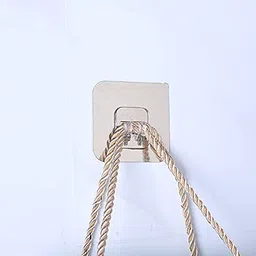 draval Magic Sticker Self Adhesive Sticker for Bathroom Self Corner Shelves Pack of 6 Hook 1 image 5