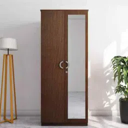 nilkamal Massif 2 Door Wardrobe With Mirror In Legno Oak Finish-picture-21
