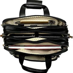 richsign Men Black Messenger Bag - Regular Size image 4