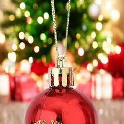 prisma collection New_Plastic_ChristmasT10 Hanging Ornaments Pack of 1 image 1