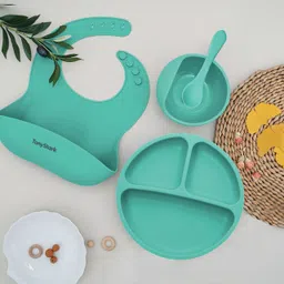 tony stark 4 Pcs Silicone Baby Feeding Set, Tableware Kit - Plate, Feeding Bowl & Spoon, Bib for Kids, Toddler - Silicone-picture-28