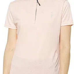 campus sutra Women Solid Round Neck Polyester Pink T-Shirt-picture-12