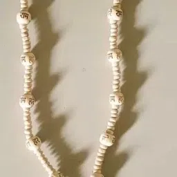 malas collection Bageshwar Dham Mala For Tulsi Beads Hanuman ji Original Tulsi Kanthi Wood Chain image 2