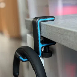 Bhootia Modern Headphone Hanger | Table Mounted Headphone Stand-picture-19