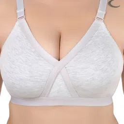 funahme Pack of 3 Women Full Coverage Non Padded Bra image 3