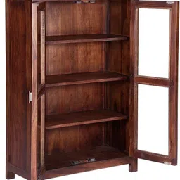 made wood Sheesham Wood Solid Wood Close Book Shelf image 2