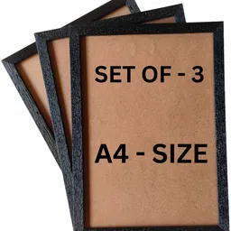 abhay & nirbhay store 3 PC photo Frame A4 size 12 inch wodden-picture-24