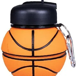 taufa villa Silicone Folding Bottle Valley Ball Shape Silicone Collapsible Water Bottle 500 ml Water Bottle image 4