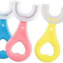 aimtex U Shape Toothbrush For Kids 3 PCS Ultra Soft Toothbrush-picture-10