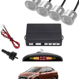 peeps store Universal 4 Silver Reverse Parking Sensor-PS25A547 Universal 4 Silver Reverse Parking Sensor-PS25A547 Parking Sensor-picture-18