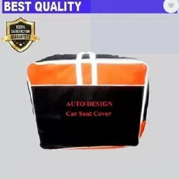 gaenterprises Black, Silver Leatherite Car Pillow Cushion for Universal For Car image 2