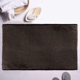 LUXEHOME INTERNATIONAL Brown Solid 1600 GSM Bath Rug-picture-20