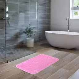 UMAI Pink Textured 240 GSM Anti-Skid Bath Mat-picture-19