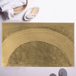 LUXEHOME INTERNATIONAL Yellow Solid 1600 GSM Bath Rug-picture-22