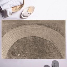 LUXEHOME INTERNATIONAL Taupe Solid 1600 GSM Bath Rug-picture-18