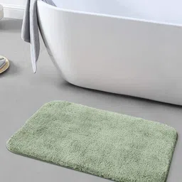 OBSESSIONS Green 2300 GSM Anti-Skid Bath Rugs-picture-39