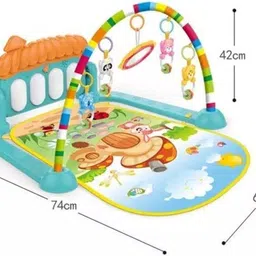 aesgop Musical Keyboard Mat Piano Gym Mat Gym & Fitness Rack image 5