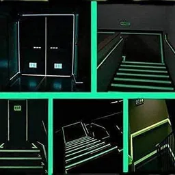 zarwar Glow in The Dark Photo Luminescent PET Tape Sticker to Mark Stairs, Walls, Doors Handheld Dispenser Glow Tape (Manual) image 3