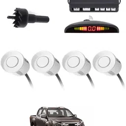 zplus 4White Parking Sensor With LED Display Increased Safety For Car-76 Safety of Passengers/Car One Alarm Kit-1571 Parking Sensor-picture-44