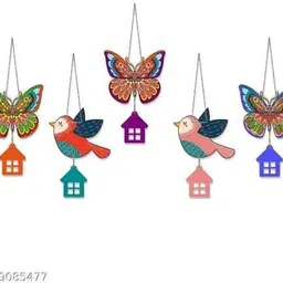sohibe 2 Bird with 3 Butterfly Wall Decor Hanging Home Decoration item Pack of 5-picture-12