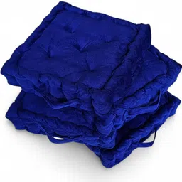 monarchhomeart Cotton Solid Cushion Pack of 4 image 1